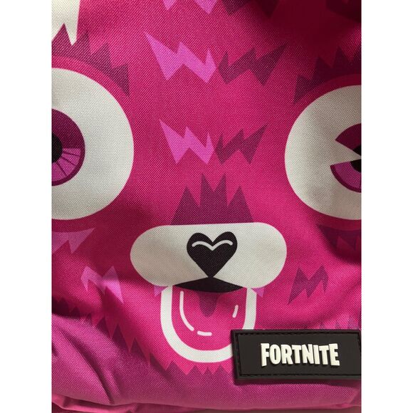 Fortnite Pink Bear Lunch Bag - Insulated Kids Lunch Box - Picture 8 of 12